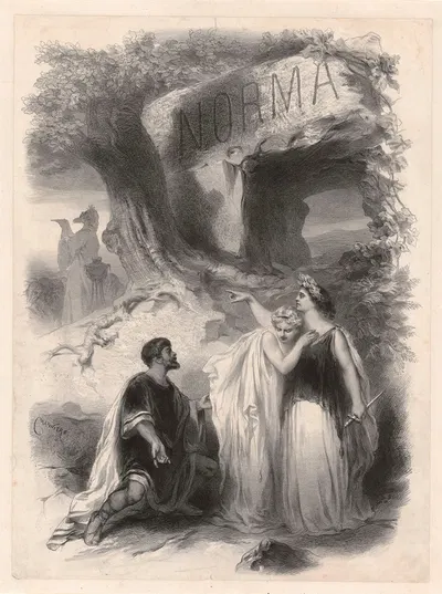 Norma by Антонин-Мари Шатиньер, 1883 — digital art print download