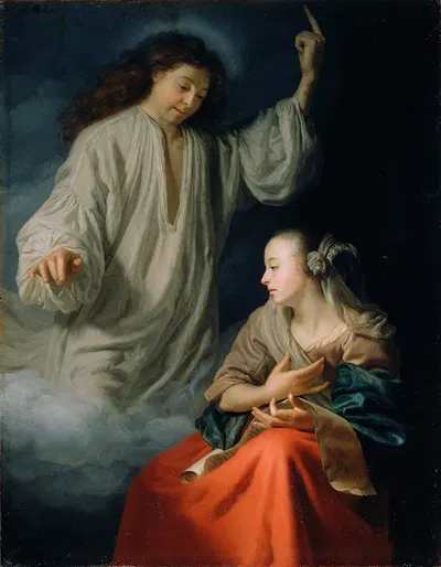 The Annunciation by Godfried Schalcken, 1660–1665 — digital art print download