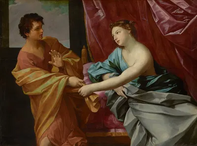 Joseph and Potiphar's Wife by Гвидо Рени — digital art print download