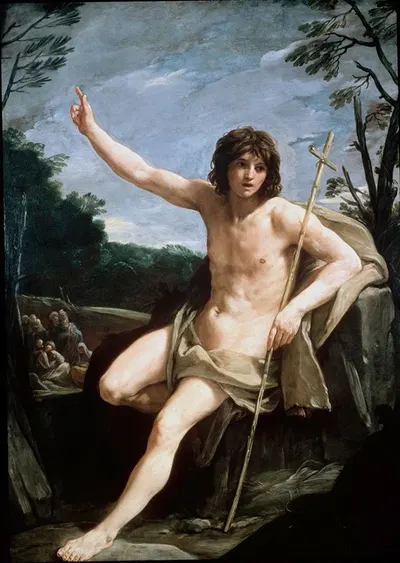 St John the Baptist in the Wilderness by Гвидо Рени — digital art print download