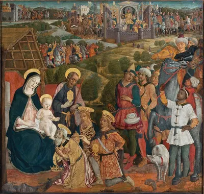 Adoration of the Magi by Guidoccio Cozzarelli — digital art print download