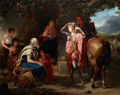 Erminia and the Shepherds by Guillaume-Guillon Lethière, 1795 — digital art print download
