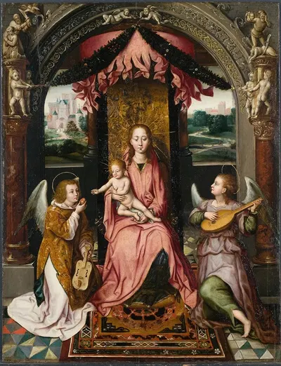 Madonna and Child by Ханс Мемлинг — digital art print download