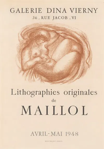 Lithographies originales de Maillol – avril-mai 1948 by Aristide Maillol — digital art print download