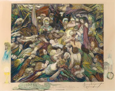 Christ Among His Tormentors by Генри де Гру, 1894–1898 — digital art print download