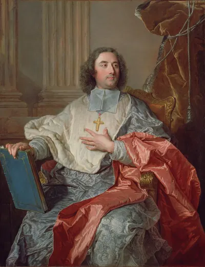 Charles de Saint-Albin,Archbishop of Cambrai by Гиацинт Риго, 1723 — digital art print download