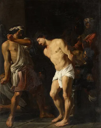 Flagellation of Christ by Жак Бланшар — digital art print download