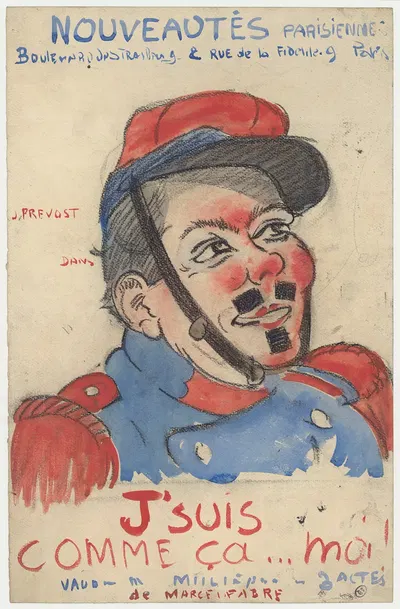 J. Prevost dans 'J'suis comme ça…moi !' by Шарль Жир — digital art print download