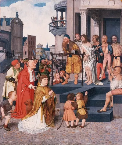Christ Shown to the People by Ян Янсз Мостаерт, c.1515 — digital art print download