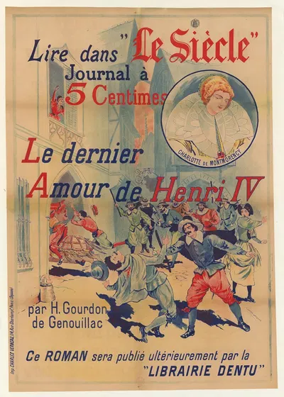 Lire dans 'le Siècle' by Conrad Goissaud, 1895 — digital art print download