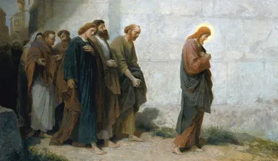 Going Down to Gethsemane by Иоганнес Адам Симон Эрте́ль, 1898 — digital art print download