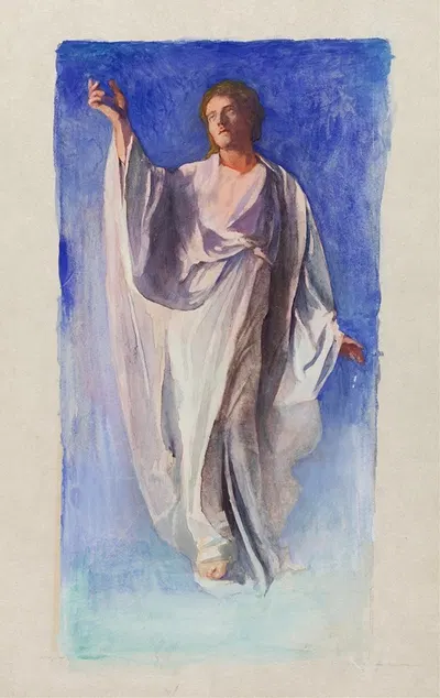The Resurrection of Christ by Джон Ла Фардж, c. 1902 — digital art print download