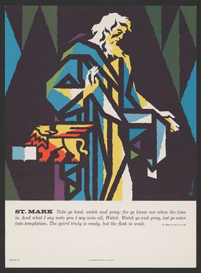 St. Mark by Joseph Binder, 1962 — digital art print download