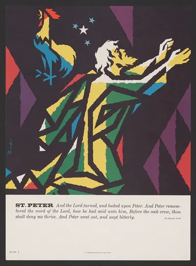 St. Peter by Joseph Binder, 1962 — digital art print download