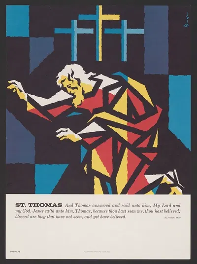 St. Thomas by Joseph Binder, 1962 — digital art print download