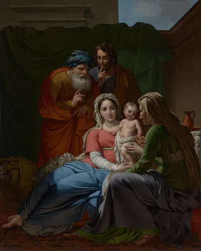 The Holy Family by Жозеф Пейлинк, 1820 — digital art print download