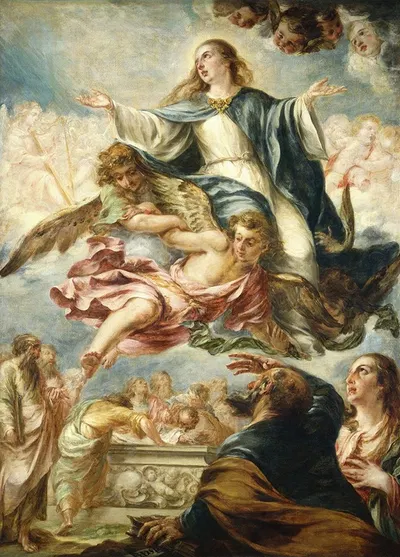 The Assumption of the Virgin by Хуан де Вальдес Леаль — digital art print download