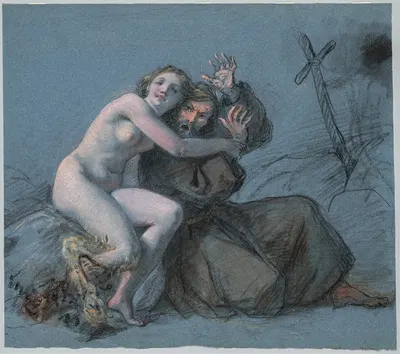 The Temptation of St. Anthony by Жюльен Леопольд Бойи — digital art print download