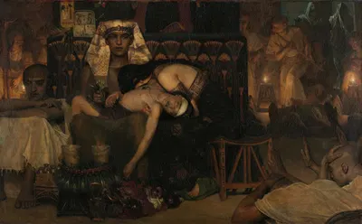The Death of the Pharaoh’s Firstborn Son by Lawrence Alma-Tadema, 1872 — digital art print download