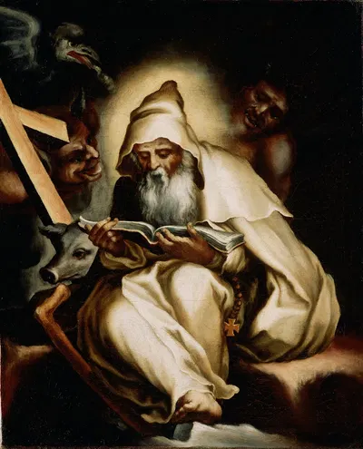 The Temptation of Saint Anthony by Lelio Orsi — digital art print download
