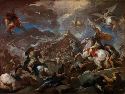 The Discovery of the Body of Holofernes by Luca Giordano — digital art print download