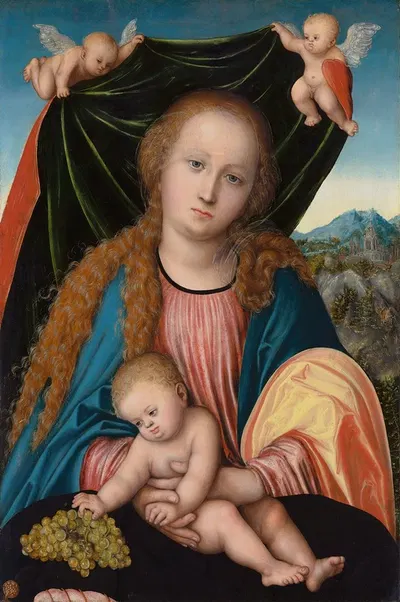 Virgin and Child by Lucas Cranach the Elder — digital art print download