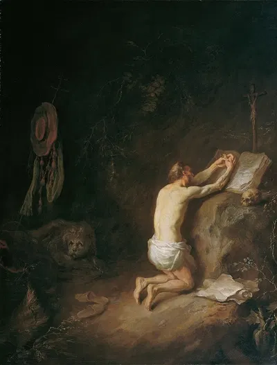 Saint Jerome by Мартин Иоганн Шмидт, 1765 — digital art print download