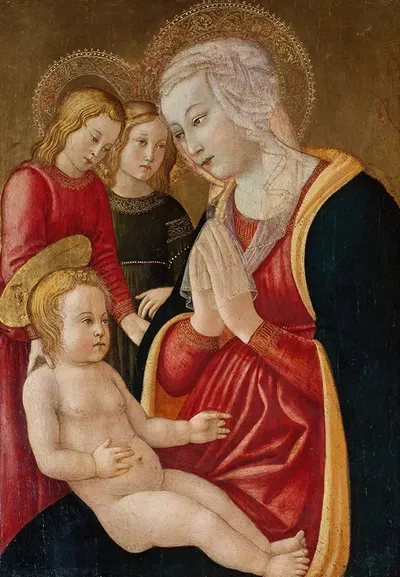 Madonna and Child by Мастер Кастелло Нативити — digital art print download