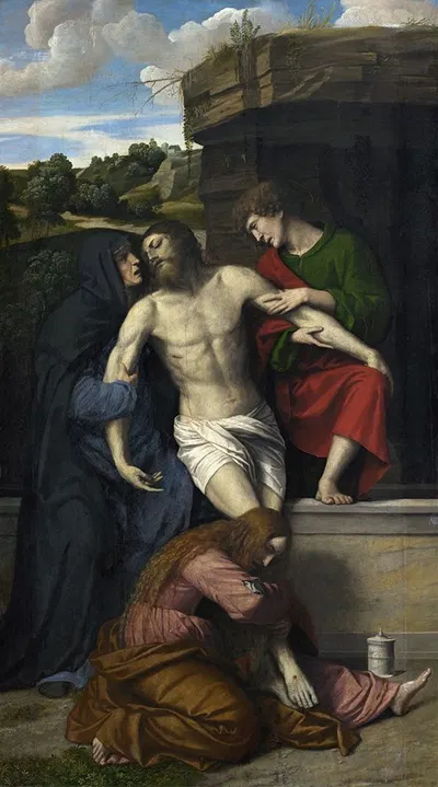 Pietà by Моретто да Брешия — digital art print download