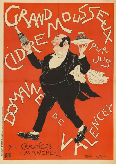 Grand cidre mousseux par les Domaine de Valencey by Eugène Le Mouel, 1897 — digital art print download
