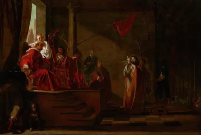 St. Paul Before the Praetor by Nicolaus Knüpfer — digital art print download