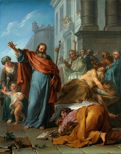 The Miracles of Saint James the Greater by Noël Nicolas Coypel, 1726 — digital art print download