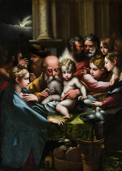 The Circumcision by Parmigianino — digital art print download