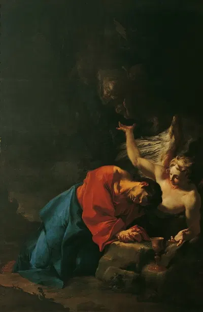 Christ on the Mount of Olives Dating by Paul Troger — digital art print download