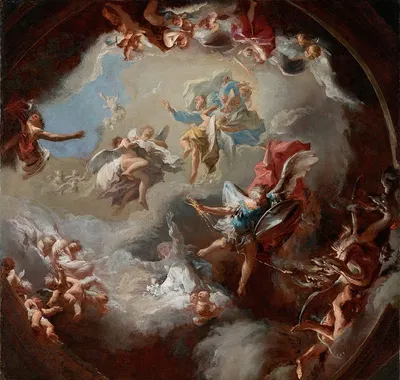 Revelation of the Messiah from the Virgin by Paul Troger, 1729 — digital art print download