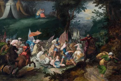 Josua Defeating Amalek by Pauwels Casteels — digital art print download
