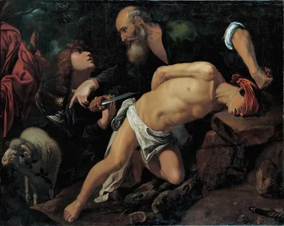 The Sacrifice of Isaac by Pedro Orrente — digital art print download