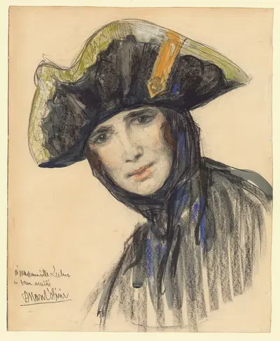 Жаклин Леклер в Арлекинаде, Брюссель by Фернан Аллард-Л'Оливье, 1923 — digital art print download