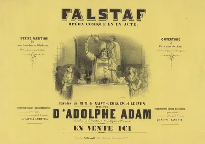 Falstaf by Frédéric Bouchot, 1856 — digital art print download