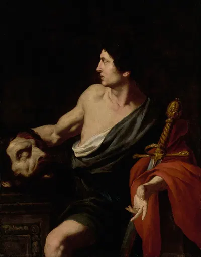 David with the Head of Goliath by Pietro Novelli — digital art print download