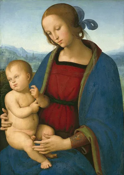 Madonna and Child by Пьетро Перуджино, c. 1500 — digital art print download