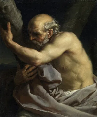 Saint Andrew by Помпео Батони, 1740 — digital art print download