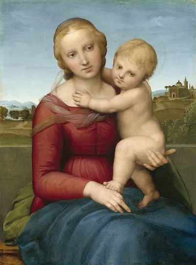 The Small Cowper Madonna by Raphael, c. 1505 — digital art print download