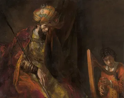 Saul and David by Рембрандт ван Рейн — digital art print download