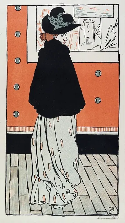 На выставке by Рене Жорж Эрман-Поль, 1891 — digital art print download