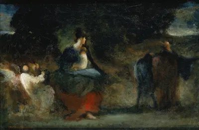 Flight into Egypt by Robert Loftin Newman — digital art print download