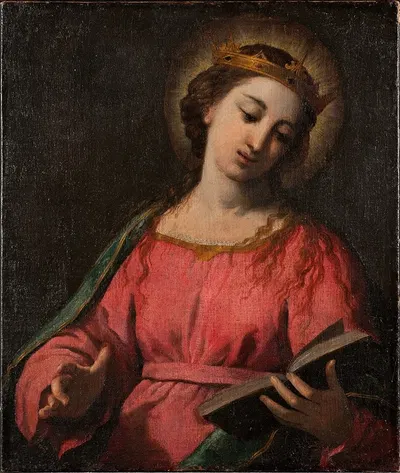 Female Saint by Скарселлино — digital art print download