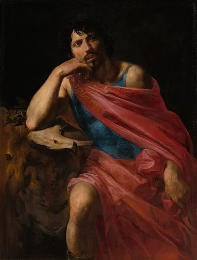 Samson by Валентин де Булонь, c. 1630 — digital art print download