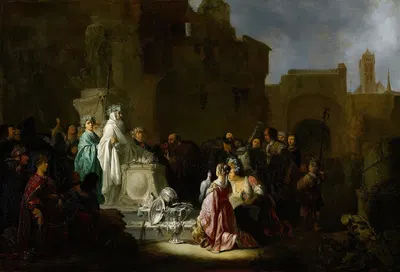 St. Paul and St. Barnabas at Lystra by Willem de Poorter, 1636 — digital art print download