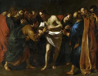The Incredulity of St Thomas by Ваутер Питерсз. Крабет II — digital art print download